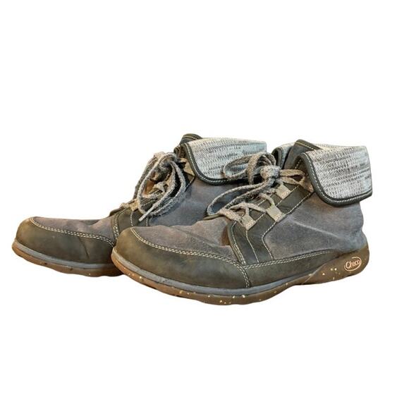 Chaco Barbary gray boots ankle booties Chukka Hiking shoes Women's size 11 - Picture 1 of 5
